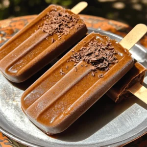 - 2 cups brewed coffee, cooled - 1 cup milk or dairy-free alternative - 1/2 cup sweetened condensed milk or maple syrup - 2 tablespoons unsweetened cocoa powder - 1 teaspoon vanilla extract - A pinch of salt - Optional garnishes: chocolate shavings or espresso beans I love using these simple ingredients to make mocha iced coffee popsicles. First, I brew strong coffee. It gives a rich flavor. Let it cool before mixing. You can use any milk you like. Dairy-free options work great too. Sweetened condensed milk adds a nice touch. If you want a healthier choice, maple syrup is a great substitute. Cocoa powder is key for that chocolate taste. It makes the popsicles feel special. Don't forget the vanilla extract. It enhances all the flavors. A small pinch of salt balances the sweetness. For a fun twist, you can add garnishes. Chocolate shavings make the popsicles look fancy. Espresso beans give a nice crunch. These ingredients blend together to create a delightful treat. You can find the full recipe to make these tasty popsicles in the link above. To start, mix all your ingredients in a big bowl. This includes 2 cups of cooled coffee, 1 cup of milk, 1/2 cup of sweetened condensed milk or maple syrup, 2 tablespoons of cocoa powder, 1 teaspoon of vanilla extract, and a pinch of salt. Whisk until the cocoa fully blends in. Next, taste your mix. If you want it sweeter, add more sweetener and stir once more. Finally, carefully pour this chocolate coffee mixture into popsicle molds. Leave a small gap at the top so they have room to expand while freezing. Now, gently insert popsicle sticks into the molds. Place them right in the center for even freezing. Then, pop the molds into the freezer. Make sure to freeze them for at least 6 to 8 hours. The longer, the better! For best results, avoid opening the freezer too often, as that can slow down the process. Once your popsicles are frozen solid, it's time to release them. Run warm water over the outside of the molds for a few seconds. This will help loosen them up. Then, gently tug on the sticks to free the popsicles. For a nice touch, you can add chocolate shavings or an espresso bean on top for a fancy look. Serve them on a chilled plate or in a cup of iced coffee for an extra special treat. To get creamy popsicles, choose full-fat milk or cream. Full-fat options give a rich taste. If you prefer lighter options, try almond or coconut milk. These alternatives still taste great. You can also adjust sweetness levels. Try sweetened condensed milk for a rich flavor. Or, use pure maple syrup for a lighter touch. Want to boost flavor? Add a splash of hazelnut extract or a hint of cinnamon. These flavors mix well with coffee. For a smoother texture, blend your mixture longer. This helps to fully mix the cocoa powder. You can even strain the mixture for extra smoothness. Serve your popsicles on a chilled plate. This makes a cool display. You can also place them in cups of iced coffee. For a fun twist, sprinkle cocoa powder on top. Adding chocolate shavings or an espresso bean can make each popsicle pop. These small touches make the treats look fancy and taste even better. For the full recipe, check out the details above! {{image_4}} You can play with flavors in your mocha iced coffee popsicles. Adding different extracts can change the taste. Try almond or hazelnut for a new twist. A few drops can make a big difference. Spices also add depth. A sprinkle of cinnamon or nutmeg can enhance the mocha flavor. These warm spices pair well with chocolate. Just a little can turn your popsicle into a cozy treat. If you want to cut down on sugar, you have options. Use sugar-free sweeteners like stevia or erythritol. These will keep your popsicles sweet without the calories. For a vegan version, swap the milk for a plant-based milk. Almond, coconut, or oat milk work great. You can also replace sweetened condensed milk with maple syrup for added flavor. Experimenting with different types of coffee can create unique popsicles. Cold brew can give a smoother taste, while espresso can add a strong kick. Each coffee type brings its own flair. If you want alternatives to traditional milk, try nut or soy milk. These options can alter the creaminess and flavor. They also make your popsicles dairy-free. For the full recipe, check out the Mocha Iced Coffee Popsicles Delight section. To keep your mocha iced coffee popsicles fresh, store them properly. Use airtight containers or freezer bags. This will help keep the popsicles from absorbing other flavors. To prevent freezer burn, wrap each popsicle in plastic wrap. Make sure they are sealed tight. These popsicles taste best within two months. After that, they can lose flavor and texture. Check for icy crystals on the surface. If you see them, the popsicles may not taste great. You should also look for any off smells. If they smell bad, it's best to toss them. Don't let leftover coffee go to waste! Use it for iced coffee drinks or coffee smoothies. You can also mix it into oatmeal for a new twist. If you have extra sweetened condensed milk, try it in desserts like fudge or as a drizzle over pancakes. These ideas help you make the most of your ingredients. Enjoy your mocha iced coffee popsicles and get creative with what’s left! For a detailed recipe, check the Full Recipe section. Yes, you can use decaf coffee. It works well if you want less caffeine. Just brew it as you usually would. The taste remains rich and satisfying. You still get that mocha flavor without the jitters. You should freeze your popsicles for at least 6-8 hours. This ensures they are completely solid. If you want them firm, leave them overnight. It makes a big difference in texture. You can use pure maple syrup instead. It adds sweetness and a nice flavor. Other options include honey or agave syrup. These swaps give you flexibility based on what you have. To keep popsicles from sticking, run warm water over the molds. This helps loosen them. You can also use non-stick spray inside the molds before pouring in the mixture. This trick works well for easy removal. Yes, you can add a splash of alcohol for a fun twist. Try coffee liqueur or whiskey. Just remember to keep the amount small. Too much liquid can make them difficult to freeze. You learned how to make tasty coffee popsicles with simple ingredients. We covered how to mix the base, freeze, and present your treats. Don’t forget tips for creaminess and flavor boosts! You can even try fun variations or adjust for diets. Store them right for the best taste later. Now it’s time to enjoy your creation or share it with friends. Happy popping!