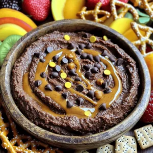 - 1 can (15 oz) chickpeas, thoroughly drained and rinsed - 1/4 cup natural almond butter or creamy peanut butter - 1/4 cup unsweetened cocoa powder - 1/3 cup maple syrup or honey Brownie batter hummus starts with a can of chickpeas. Rinse and drain them well. Chickpeas bring a smooth base. Choose either almond butter or peanut butter for creaminess. Both add great flavor. Cocoa powder gives that rich chocolate taste. Sweeten it up with maple syrup or honey. Adjust the sweetness to your liking. - Different types of sweeteners - Alternative nut butters - Flavor variations through add-ins You can change the sweetener to fit your taste. Try agave or coconut sugar for a twist. If you want a different nut butter, go for cashew butter or sunflower seed butter. Add-ins can elevate your hummus. Consider vanilla extract for extra flavor or even a pinch of sea salt. The possibilities are endless! To start, rinse and drain one can of chickpeas. This helps remove any excess salt or liquid. Next, place the chickpeas in a food processor. Add the following ingredients: - 1/4 cup natural almond butter or creamy peanut butter - 1/4 cup unsweetened cocoa powder - 1/3 cup maple syrup or honey - 1 teaspoon pure vanilla extract - 1/4 teaspoon fine sea salt - 1/4 cup almond milk Blend all these ingredients on high speed. Stop to scrape down the sides as needed. This ensures everything mixes well. For the perfect consistency, add almond milk slowly while the processor runs. You want a thick but spreadable texture. If it’s too thick, add more almond milk. Once blended, gently fold in 1/3 cup mini chocolate chips using a spatula. This adds delightful bursts of chocolate in each bite. Now, it's time to serve! Transfer the brownie batter hummus to a bowl. Smooth the top with your spatula. For an extra touch, drizzle some almond butter on top. Sprinkle more chocolate chips for a fun look. For dippers, arrange colorful options like: - Fresh fruit - Crunchy pretzels - Graham crackers This makes your dish inviting and fun for everyone to enjoy! To get the perfect texture for your brownie batter hummus, start with almond milk. You can adjust the amount of milk you add. If you want a thicker hummus, use less milk. If you want it thinner, add more milk slowly. For a smoother finish, blend your mixture well. Stop occasionally to scrape the sides of the bowl. This helps mix everything evenly. Sweetness is key for brownie batter hummus. You can adjust it with maple syrup. If you want it sweeter, add a little more syrup. Blend it briefly to mix. You can also enhance the flavors with spices or extracts. A pinch of cinnamon or a drop more vanilla can make it special. When serving, use a nice bowl and a spatula to smooth the top. You can drizzle almond butter on top for a pretty look. Add mini chocolate chips for extra fun. To store leftovers, put the hummus in an airtight container. Keep it in the fridge. It can last up to a week. To keep it fresh longer, press plastic wrap against the surface before sealing. {{image_4}} You can easily change the flavor of brownie batter hummus. Adding healthy ingredients boosts nutrition. Consider adding chia seeds or protein powder. These will not only improve the texture but also give extra health benefits. You might also try new flavors. Mint adds a cool twist, while orange gives a fresh kick. Each change makes your hummus unique and exciting. Brownie batter hummus works well with many dippers. Fresh fruit like strawberries or banana slices pair nicely. Crunchy pretzels or graham crackers add a fun texture. You can even use it as a filling for desserts. Try it between two cookies or as a dip for sweet treats. These ideas make your hummus a hit at any gathering. This recipe fits many diets. You can easily make it vegan and gluten-free. Just use maple syrup instead of honey. Choose gluten-free dippers to serve with it. If you have nut allergies, there are options. Use sunflower seed butter instead of nut butter. This keeps the hummus creamy and delicious without the nuts. To keep your brownie batter hummus fresh, choose an airtight container. Glass or plastic containers work well. Make sure to seal the lid tightly. Place the container in the fridge right after you finish eating. This will help keep the flavors intact. Brownie batter hummus stays fresh in the fridge for about five days. After that, it may start to lose its taste and texture. Watch for any signs of spoilage. If you see mold or the hummus smells off, it’s best to throw it out. You can freeze brownie batter hummus for longer storage. Use a freezer-safe container, leaving some space for expansion. Freeze it for up to three months. When you’re ready to eat it, take it out and let it thaw in the fridge overnight. This keeps the flavor and texture as good as fresh! Brownie batter hummus has a rich, chocolatey flavor. It tastes sweet and smooth. The texture is creamy and thick, similar to cake batter. You will enjoy the mini chocolate chips that add extra sweetness and a fun crunch. Yes, using canned chickpeas is great. They save time and effort. Canned chickpeas are soft and blend well. They also add protein and fiber to your dish. If you use dried chickpeas, soak and cook them first. This takes longer but is still a good option. If you have nut allergies, try using sunflower seed butter. It gives a similar creamy texture. You can also use coconut cream for a different taste. Just make sure to mix it well with the other ingredients for the best flavor. Yes, brownie batter hummus can be healthy. It has protein from chickpeas and healthy fats from nut butter. Maple syrup or honey adds sweetness without refined sugar. It is lower in calories than regular brownies. Enjoy it as a snack or a fun dessert. Brownie batter hummus is easy to make and fun to eat. We explored key ingredients like chickpeas and nut butters, plus ways to customize flavors. I shared tips for texture and storage too. Whether you're dipping or spreading, this treat can fit many diets. Try new twists to keep it exciting. Enjoy your delicious creation and share it with friends!
