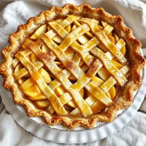 Cinnamon Apple Pie with Caramel Irresistible Treat