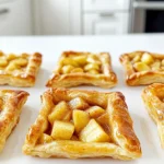 - 2 large apples (preferably Granny Smith or Honeycrisp), peeled and diced - 1 tablespoon lemon juice - 1 teaspoon ground cinnamon - 1/4 cup packed brown sugar - 1/4 teaspoon ground nutmeg - 1 tablespoon cornstarch - 1 package (contains 2 sheets) of refrigerated pie crust or homemade pastry dough - 1 egg, beaten (for egg wash) - 1 tablespoon milk - 1 cup powdered sugar - 1/2 teaspoon vanilla extract - Additional ground cinnamon for sprinkling You can swap out apples for other fruits. Try pears or berries for a twist. For the pie crust, use a gluten-free version if needed. Instead of brown sugar, coconut sugar works well. If you're vegan, replace the egg with a flaxseed mixture. Each pop tart has about 200 calories. They contain 3 grams of protein and 10 grams of fat. The sugar content is around 15 grams. Each tart gives you some fiber from the apples and whole grains if using whole-wheat dough. First, you need to preheat your oven. Set it to 400°F (200°C). This helps the pop tarts bake evenly. Line a baking sheet with parchment paper. This will stop the pop tarts from sticking and make cleanup easy. Next, make the apple filling. Take 2 large apples and peel them. Then, dice the apples into small pieces. Put them in a bowl. Add 1 tablespoon of lemon juice, 1 teaspoon of ground cinnamon, 1/4 cup of brown sugar, 1/4 teaspoon of nutmeg, and 1 tablespoon of cornstarch. Mix everything well. Let it sit for about 10 minutes. This lets the flavors come together nicely. Now, roll out the dough. If you’re using store-bought pie crust, take it from the fridge. Sprinkle some flour on a clean surface. Roll the dough until it is 1/8 inch thick. Use a knife to cut the dough into rectangles that are about 4x6 inches. You should get around 8 rectangles. Time to assemble your pop tarts! Place 4 of the dough rectangles on your baking sheet. Take your apple filling and spoon about 2 tablespoons into the center of each rectangle. Make sure to leave space at the edges. This will help seal them later. For sealing, brush the edges of each rectangle with a beaten egg. Place the other 4 rectangles on top of the filled ones. Press the edges with a fork to seal them tight. This step is key to keeping the filling inside while baking. Now it's time to bake! Brush the tops of the pop tarts with the rest of the beaten egg. Use a sharp knife to make 2-3 small slits on top. This allows steam to escape. Place the baking sheet in the oven and bake for 15-20 minutes. They should turn golden brown and flaky. While the pop tarts bake, prepare the glaze. In a small bowl, mix 1 cup of powdered sugar, 1 tablespoon of milk, and 1/2 teaspoon of vanilla. Stir until smooth. Once the pop tarts are out of the oven and cooled for 5 minutes, drizzle the glaze on top. A sprinkle of cinnamon adds a nice touch too. Serve them warm and enjoy! When making Apple Cinnamon Pop Tarts, some common mistakes can spoil your fun. Here are a few to watch out for: - Not sealing the edges well: If you don’t press the edges firmly, the filling can leak out while baking. - Overfilling: Adding too much filling makes it hard to seal the pop tarts. Stick to about 2 tablespoons. - Skipping the slits: Forgetting to cut slits on top can cause the pop tarts to puff up too much. Want to make your pop tarts even tastier? Here are some easy ideas: - Add nuts: Chopped walnuts or pecans in the filling adds crunch. - Use spices: Try adding ginger or allspice for a warm kick. - Mix in dried fruit: Raisins or cranberries can give extra sweetness and texture. To impress your family and friends, make your pop tarts look great: - Use a rustic board: Arrange the pop tarts on a wooden board for a cozy feel. - Serve with apple slices: Fresh slices add color and freshness to your plate. - Offer extra glaze: Provide a small bowl of glaze for dipping. This adds fun to your serving! {{image_4}} You can change the filling to fit your taste. Try using cherries or blueberries instead of apples. For cherries, use about two cups of pitted cherries. Mix them with sugar and a bit of cornstarch for thickness. Blueberries work well too. Just toss one cup of fresh or frozen blueberries with sugar and cornstarch. This gives you a colorful and tasty treat. If you want a healthier pop tart, swap the pie crust for whole wheat dough. Whole wheat adds fiber and nutrients. You can also cut back on sugar. Use only a few tablespoons of sugar in the filling. Consider using honey or maple syrup for a natural sweetener. This way, you can enjoy a treat without too much guilt. For a gluten-free version, choose gluten-free pie crusts. Many stores sell ready-made options. You can also make your own using gluten-free flour blends. Make sure to read the labels to confirm they are safe for gluten-free diets. Fill them with your favorite fruits to enjoy a sweet snack that's safe for everyone. To store your leftover pop tarts, let them cool first. Place them in an airtight container. They can last for up to three days at room temperature. If you want to keep them longer, consider refrigeration. Just make sure they are sealed well to avoid sogginess. To freeze your pop tarts, wrap each one in plastic wrap. Then, place them in a freezer-safe bag. They can stay fresh for up to three months in the freezer. When you’re ready to eat them, just thaw them overnight in the fridge. To reheat your pop tarts, you can use an oven or a toaster. If using an oven, set it to 350°F (175°C). Bake for about 10 minutes until warm. For a toaster, just toast them on a low setting. This keeps them flaky and tasty! Yes, you can use store-bought pie crust. It saves time and still tastes great. Look for a good quality crust for best results. If you want a homemade touch, you can also make your own pastry dough. Homemade pop tarts last for about 3 to 5 days when stored properly. Keep them in an airtight container at room temperature. If you want them to last longer, consider freezing them. Yes, you can make these in advance. Assemble the pop tarts and store them in the fridge. Bake them fresh when you are ready to eat. This way, you get warm pop tarts right from the oven! To reheat pop tarts, use the oven or a toaster oven. Preheat the oven to 350°F (175°C). Place the pop tarts on a baking sheet and heat for about 10 minutes. This keeps them crisp and delicious. Yes, there are some allergens to consider. This recipe contains wheat (from pie crust), eggs, and dairy (in the glaze). If you have allergies, look for gluten-free crusts and dairy-free substitutes. Always check labels for safety. You now know how to make delicious pop tarts. We covered ingredients, steps, and tips. Keep in mind ingredient swaps for different tastes. Use the baking tips to avoid common errors. Try out fun variations to make it your own. Store any leftovers properly to enjoy later. With careful prep, these treats will impress anyone. Enjoy making your pop tarts and share them with friends!