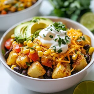 Loaded Potato Taco Bowls Flavorful and Satisfying Meal