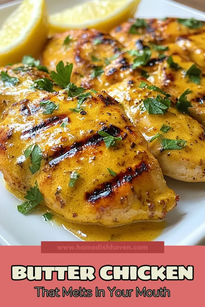 Discover the ultimate Texas Roadhouse Butter Chicken with this easy grilled butter chicken recipe! Featuring marinated chicken breasts soaked in a creamy, smoky paprika marinade, this dish is a flavor explosion. Perfect for any weeknight dinner, it’s an easy chicken dinner recipe that the whole family will love. Save this recipe for delicious Texas Roadhouse-style meals at home! #TexasRoadhouseButterChicken #GrilledButterChicken #EasyChickenDinner #SmokyPaprikaChicken