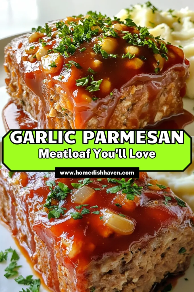 Discover the deliciousness of Garlic Parmesan Chicken Meatloaf with this easy meatloaf with garlic recipe! Made with ground chicken, breadcrumbs, and a generous amount of Parmesan cheese, this healthy meatloaf dinner recipe is perfect for family meals. Enjoy tender slices topped with ketchup for a flavorful finish. Try this Chicken Meatloaf with Parmesan tonight and savor every bite! Save for later! #ChickenMeatloaf #HealthyDinner #MeatloafRecipe #GarlicParmesan