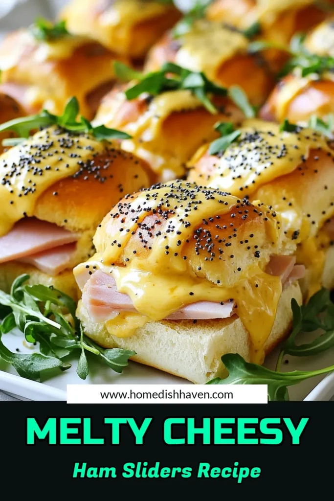 Discover the ultimate cheesy ham sliders with this easy slider recipe featuring Havarti cheese! Perfect as party slider snacks, these baked ham sliders are a crowd-pleaser with their melty goodness and delicious flavors. Gather your ingredients and whip up a batch for your next gathering or game day. Don’t miss out—try these cheesy ham sliders today! #CheesyHamSliders #HavartiCheeseRecipes #EasySliderRecipes #PartySliderSnacks