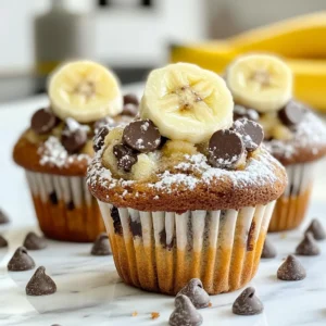 Chocolate Chip Banana Bread Muffins Easy and Tasty