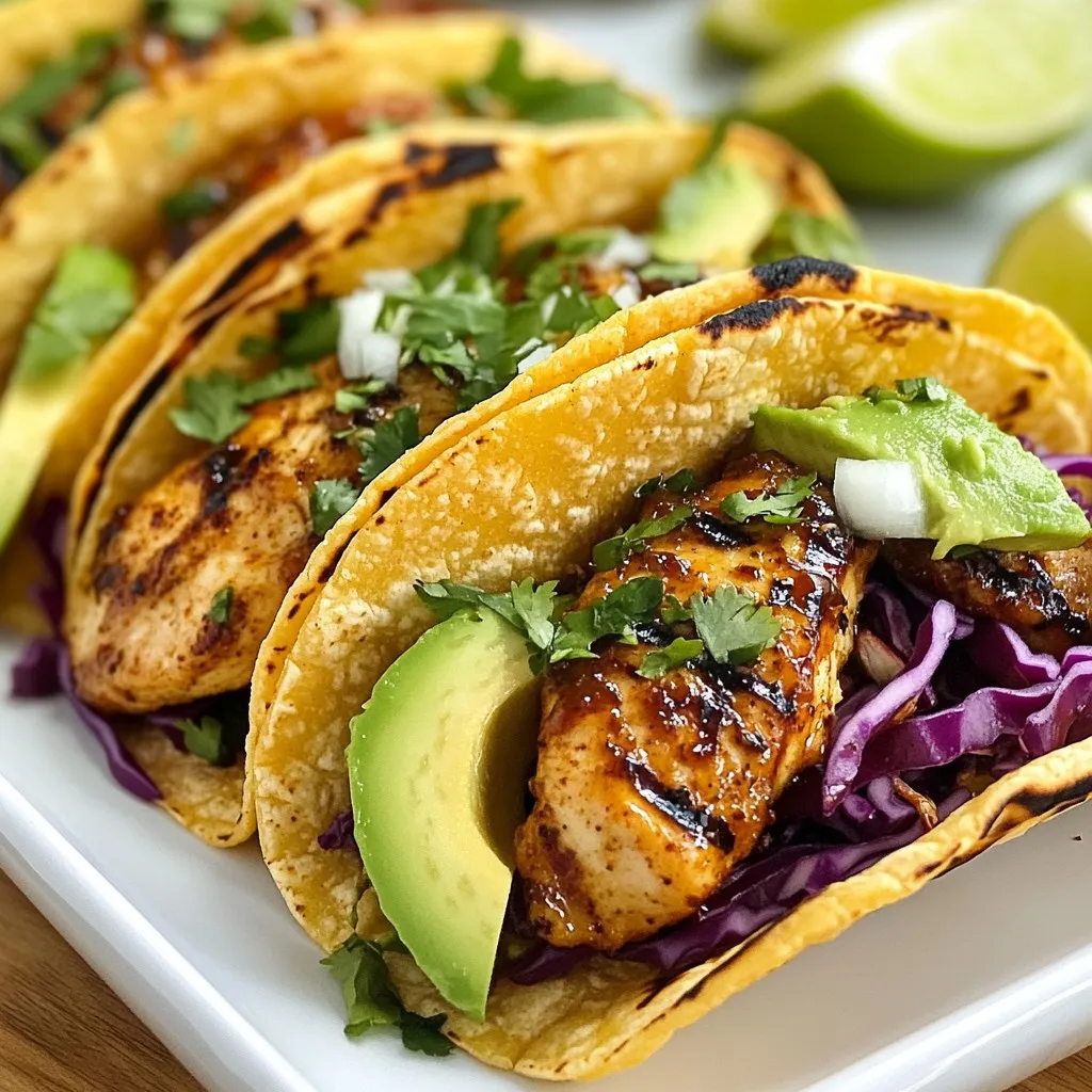 Spicy Honey Lime Chicken Tacos Quick and Flavorful Meal