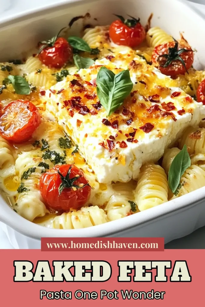 Discover the TikTok Viral Baked Feta Pasta that everyone is raving about! This creamy pasta recipe combines luscious feta cheese, juicy cherry tomatoes, and a hint of garlic for an easy pasta dish that's perfect for any occasion. Follow this simple oven baked pasta recipe to create a delicious meal in just 40 minutes. Save and try it today for a delightful culinary experience! #BakedFetaPasta #CreamyPastaRecipe #FetaCheesePasta #EasyPastaDish