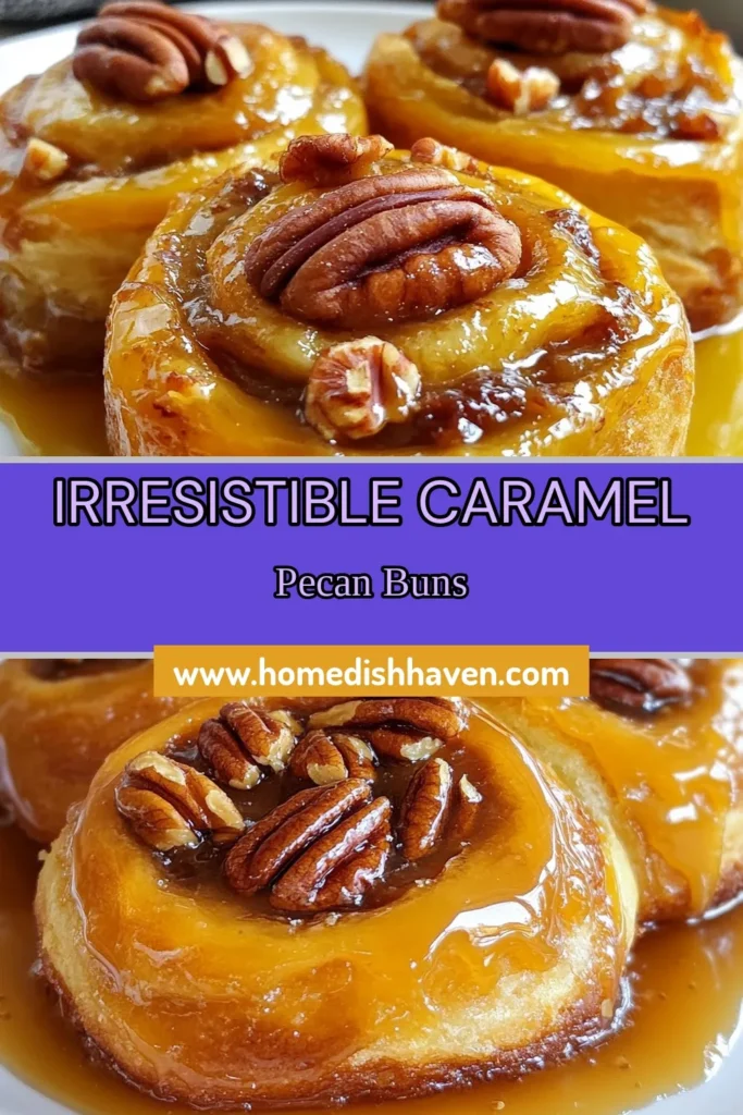 Indulge in the deliciousness of Caramel Pecan Sticky Buns, a must-try homemade sticky buns recipe that’s perfect for your sweet breakfast table. These easy caramel pecan buns are fluffy, gooey, and topped with a rich caramel sauce, making them irresistible. Bake up a batch to impress family and friends. Save this recipe and treat yourself to these delightful pecan sticky buns today! #CaramelPecanStickyBuns #SweetBreakfastRecipes #PecanStickyBuns #EasyBakeryRecipes