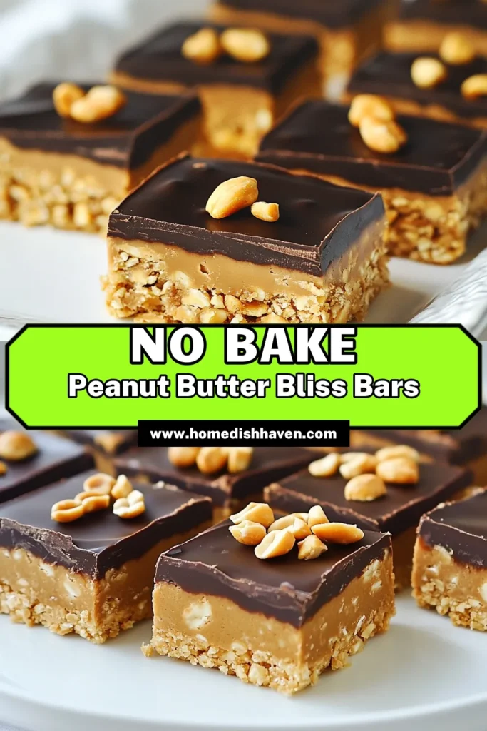 Satisfy your sweet tooth with these no-bake peanut butter bars! Perfect for those seeking healthy dessert recipes, these easy peanut butter snacks are packed with flavor and nutrition. Made with natural ingredients, they’re also vegan peanut butter treats that serve as fantastic peanut butter protein bars. Get the recipe now and enjoy a guilt-free indulgence. Save this delicious recipe for later! #NoBakeDesserts #HealthySnacks #VeganTreats #PeanutButterLovers