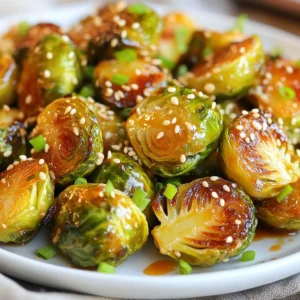 Honey Sriracha Brussels Sprouts Savory and Easy Dish