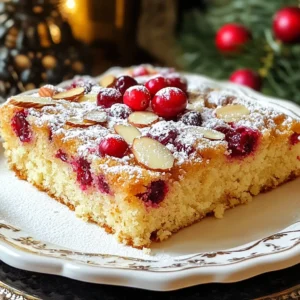 Cranberry Almond Coffee Cake Simple Yet Delicious Treat