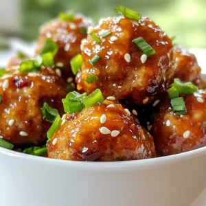 Savory Orange Glazed Turkey Meatballs Recipe