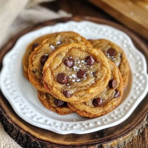 Chewy Brown Butter Chocolate Chip Cookies Delight