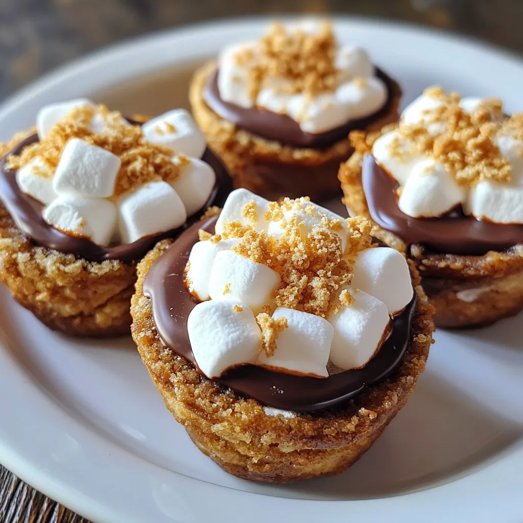 S&rsquo;mores Cookie Cups Irresistible Sweet Treat Recipe