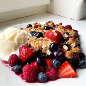 Triple Berry Crisp Delightful Dessert Recipe