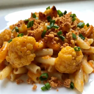 Buffalo Cauliflower Mac and Cheese Irresistible Delight
