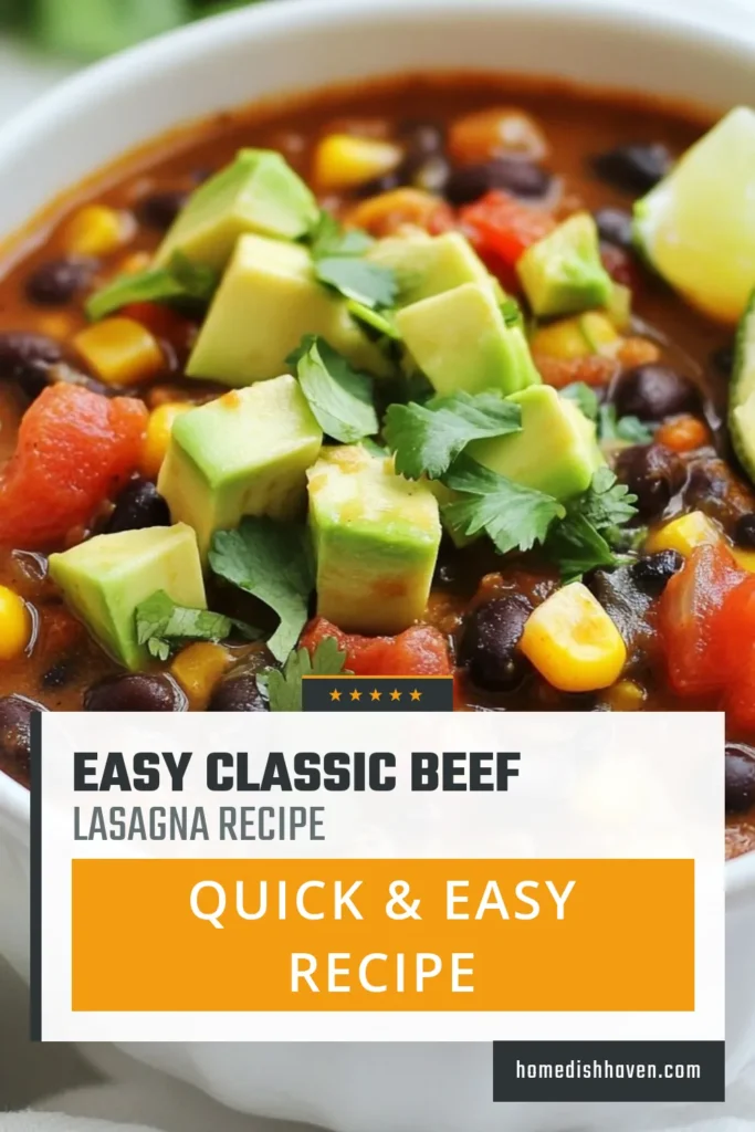 Delight in this hearty black bean taco soup that's perfect for any occasion! This easy black bean soup combines black beans, corn, and flavorful spices, creating a vegetarian taco soup your family will love. Topped with creamy avocado and fresh cilantro, it’s the ultimate comfort food. Discover this delicious hearty taco soup recipe today and elevate your meal prep! Save this recipe for later! #BlackBeanTacoSoup #VegetarianTacoSoup #EasyBlackBeanSoup #BlackBeanSoupWithAvocado