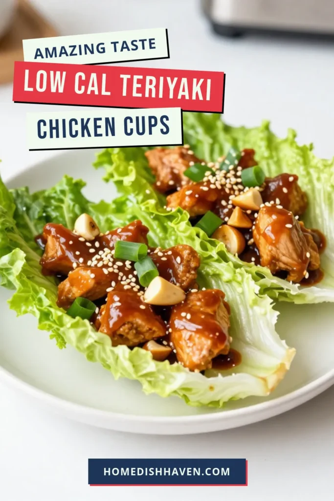 Discover this delightful teriyaki chicken recipe with healthy Asian lettuce cups! These easy lettuce wraps recipe combines ground chicken dishes with a homemade easy teriyaki sauce for a delicious and nutritious meal. Perfect for lunch or dinner, these lettuce wraps are not only tasty but also fun to eat. Try your hand at making these today! Save this recipe for later! #TeriyakiChicken #LettuceWraps #HealthyRecipes #GroundChicken