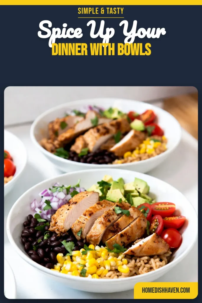 Discover the ultimate Chipotle chicken burrito bowl recipe that's both healthy and delicious! Packed with wholesome ingredients like grilled chicken, black beans, corn, and fresh veggies, this gluten-free burrito bowl recipe is a fantastic easy burrito bowl idea for meal prep or a quick family dinner. Elevate your meals with this flavorful dish that everyone will love. Save this for your next cooking adventure! #BurritoBowl #HealthyEating #GlutenFree #MealPrep