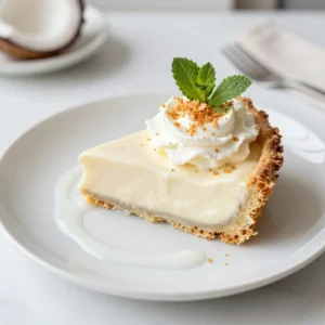Coconut Cream Pie Delightful and Creamy Recipe Guide