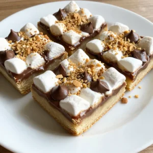 S&rsquo;mores Cookie Bars Delightful and Easy Treat Recipe