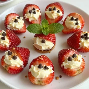 Cheesecake Stuffed Strawberries Perfect Easy Treat