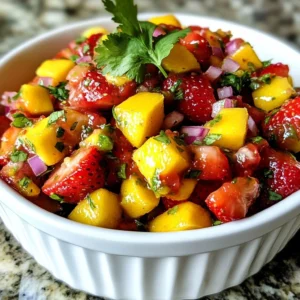 Strawberry Mango Salsa Fresh and Flavorful Delight
