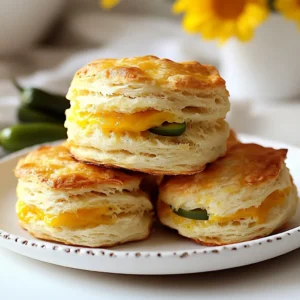 Cheddar Jalape&ntilde;o Biscuits Savory and Flaky Treat