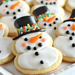 Snowman Sugar Cookies Festive and Fun Holiday Treat