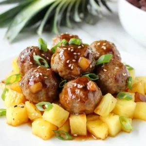 Teriyaki Pineapple Meatballs Flavorful and Easy Recipe