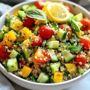 Green Goddess Quinoa Salad Fresh and Flavorful Dish